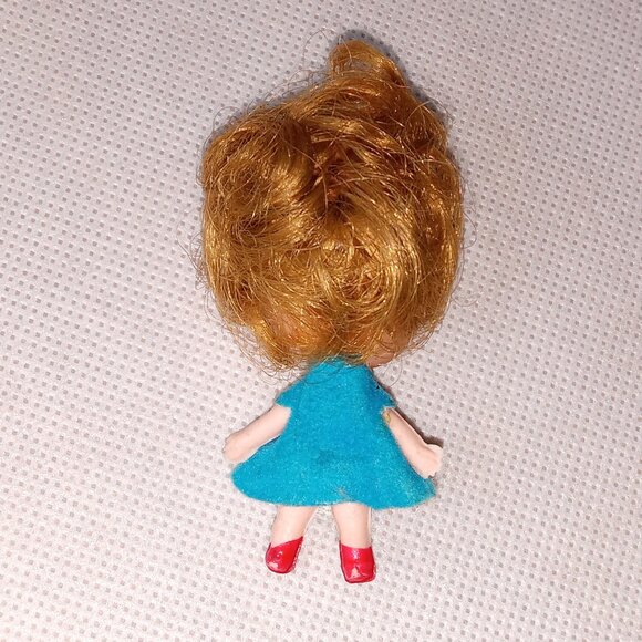 Vintage Tiny Doll, Small Doll, Retro Doll, Mini Doll, Adorable Little Doll Toy - Picture 2 of 7